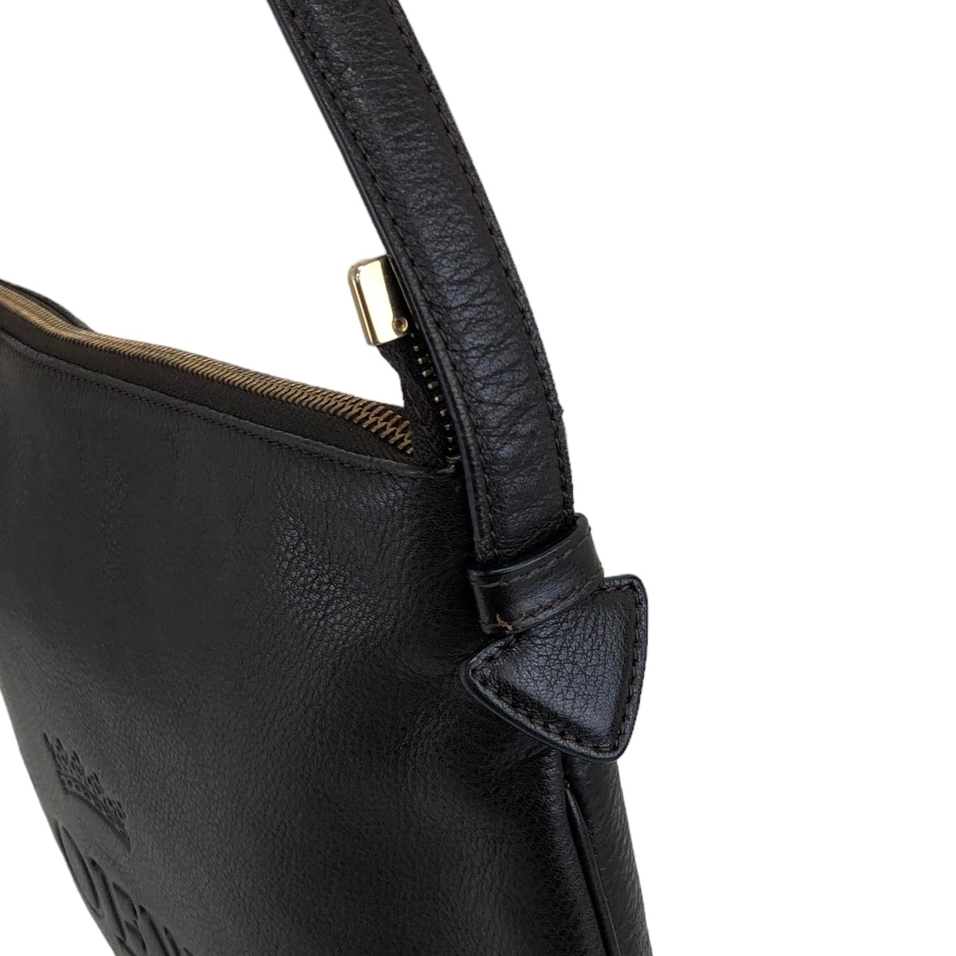 LOEWE ロエベ ヘリテージ レザー ショルダーバッグ ブラウン vintage