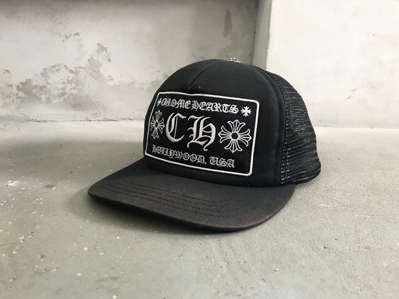 Chrome Hearts Trucker Cap BLACK MADE IN USA | AFTER DARK