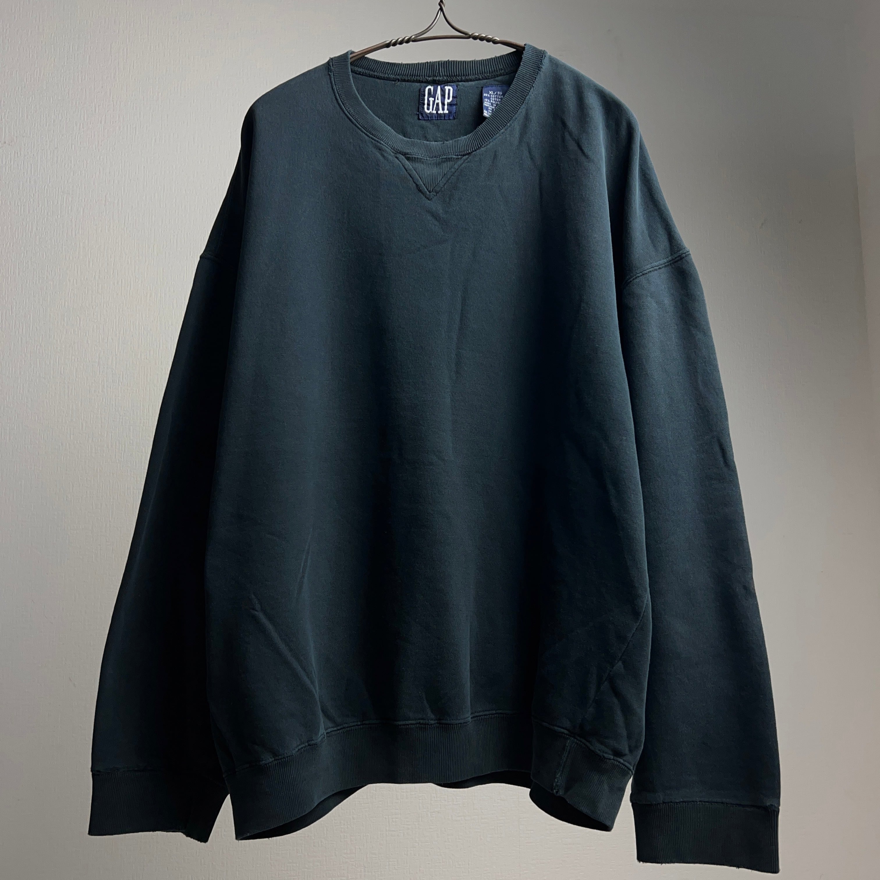 90's old GAP Sweatshirt 90年代 オールドギャップ 無地 スウェット 黒