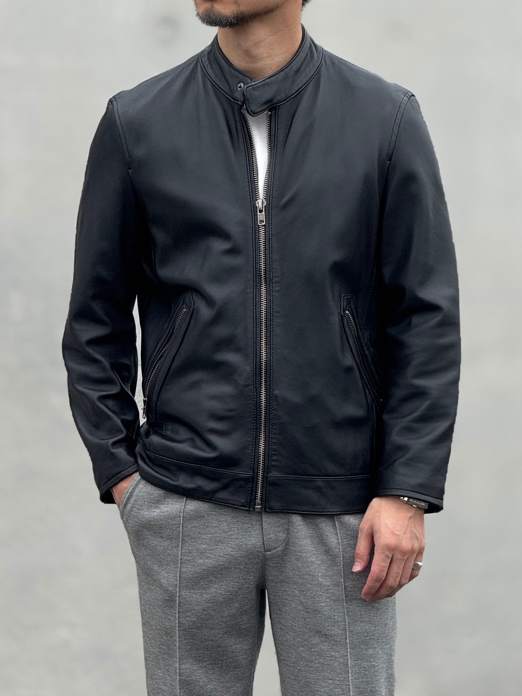 破格の本革】シングルライダース【羊革or牛革】 | Wide Range