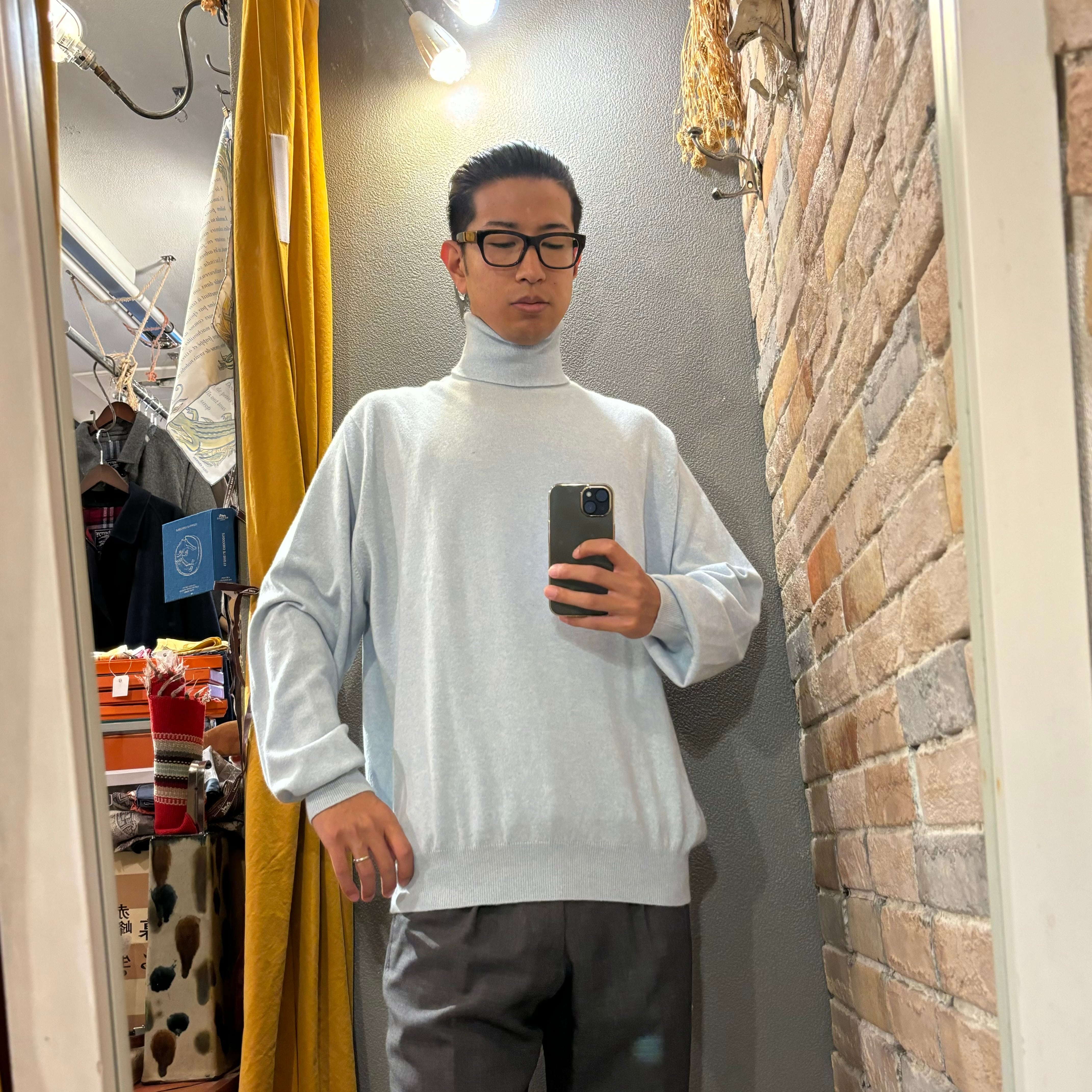 Ballantyne スコットランド製 デッドストック ピュアカシミア