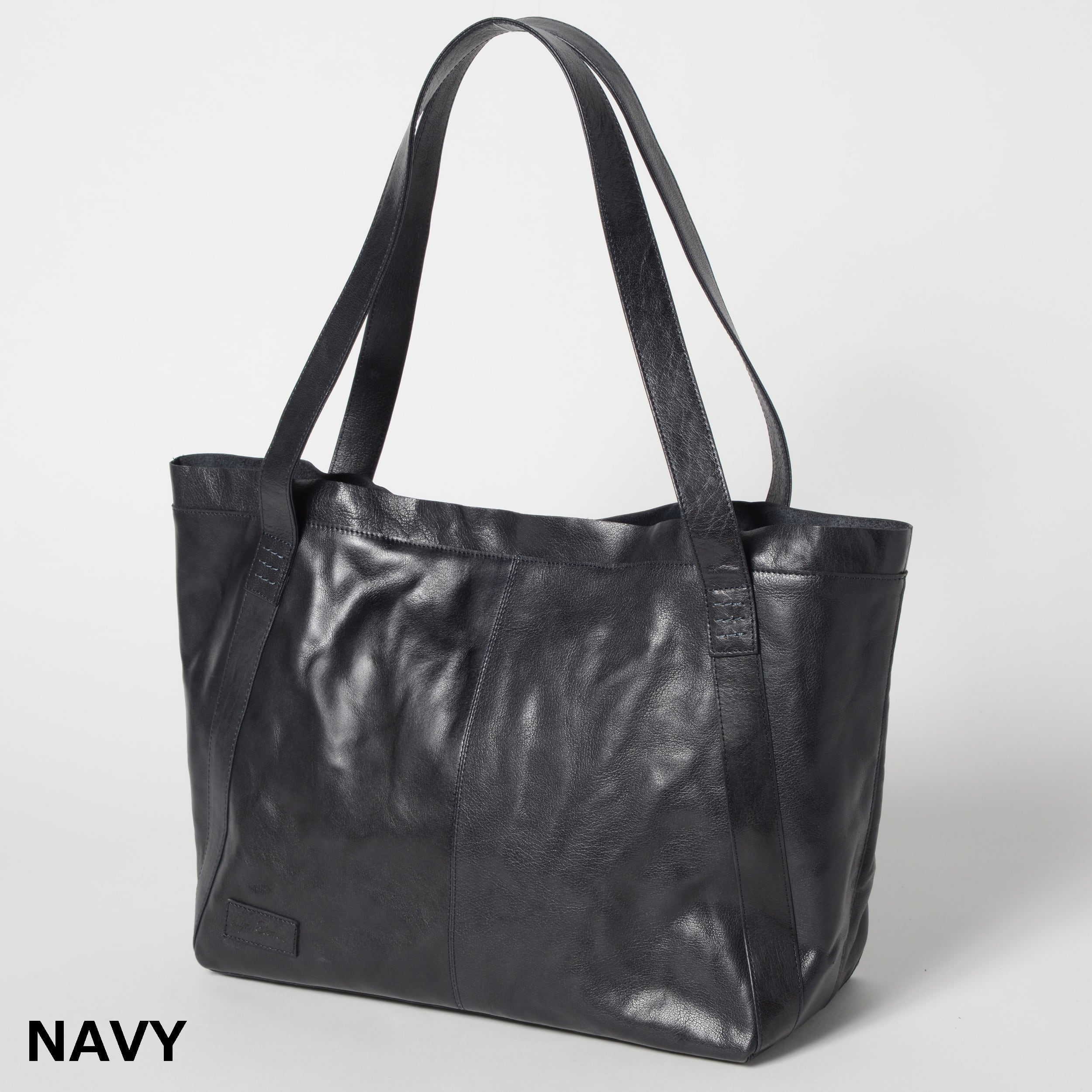 新品未使用　黒 水牛革 かごバッグ　A4トートバッグ トートバッグ 本革 メンズ 大きめ 横向き A4 B5 肩掛け 大容量 レザー