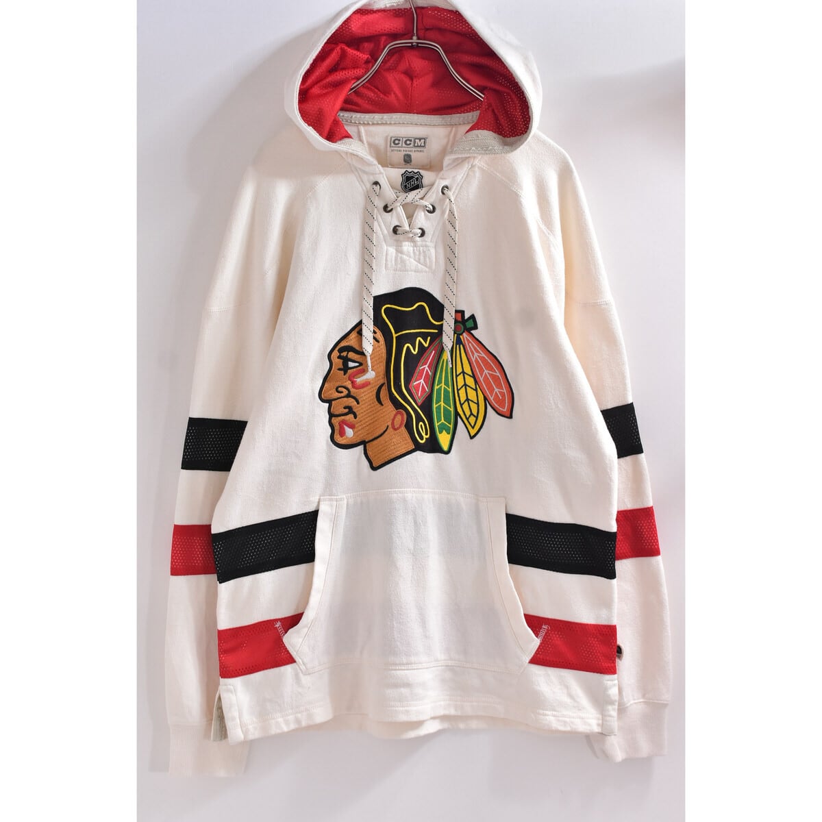 CCM NHL シカゴ・ブラックホークス インディアンヘッド プルオーバー