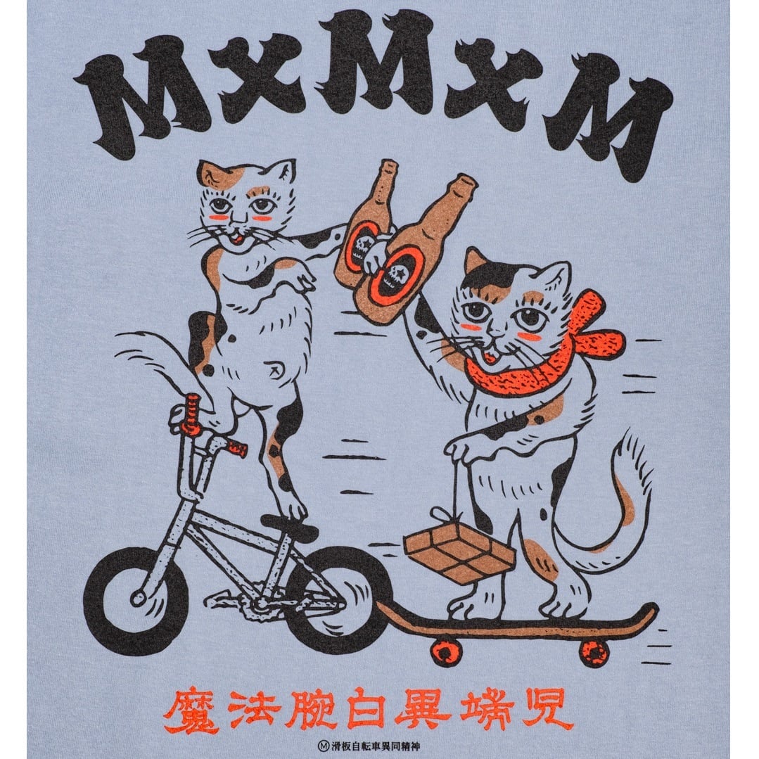 MxMxM 】はみだし猫 POCKET TEE マジカルモッシュミスフィッツ マモミ