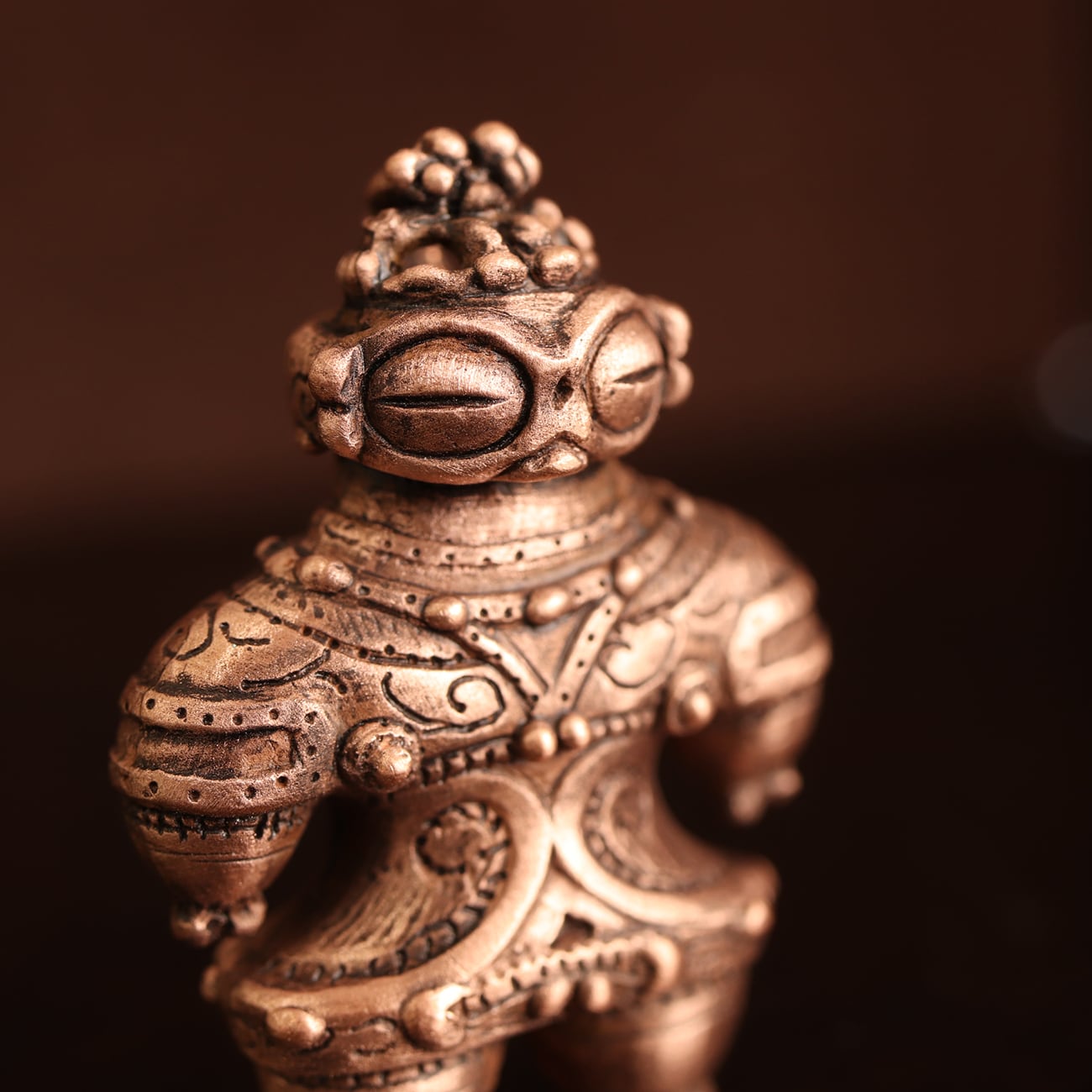 3代目 ミニ遮光器土偶 ペンダント 純銅製 (659-993) | Do_goods ドゥグーズ