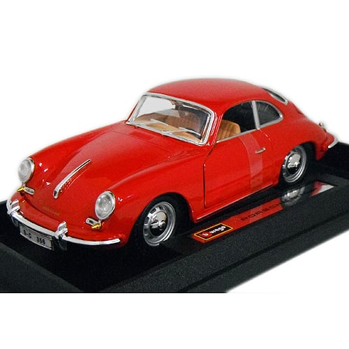 1961 PORSCHE 356B COUPE red 1/24 Bburago 【 ポルシェ ミニカー