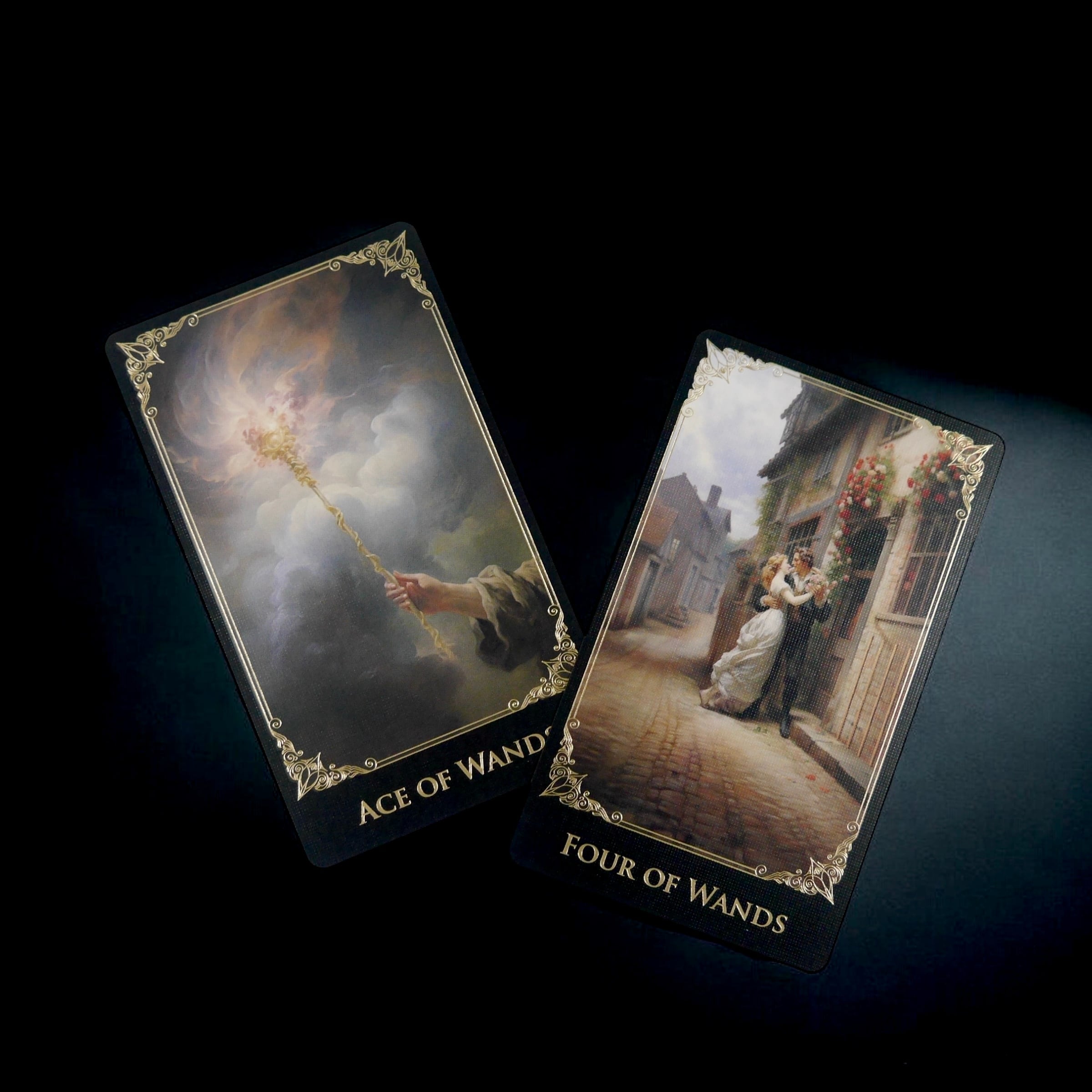 バロックタロット 貴重 芸術的で美しいタロットカード クラウドファン