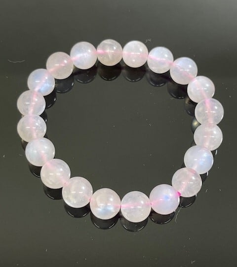 ♡恋愛成就♡ ピンクムーンストーン ブレスレット約9㎜ | Pay ID