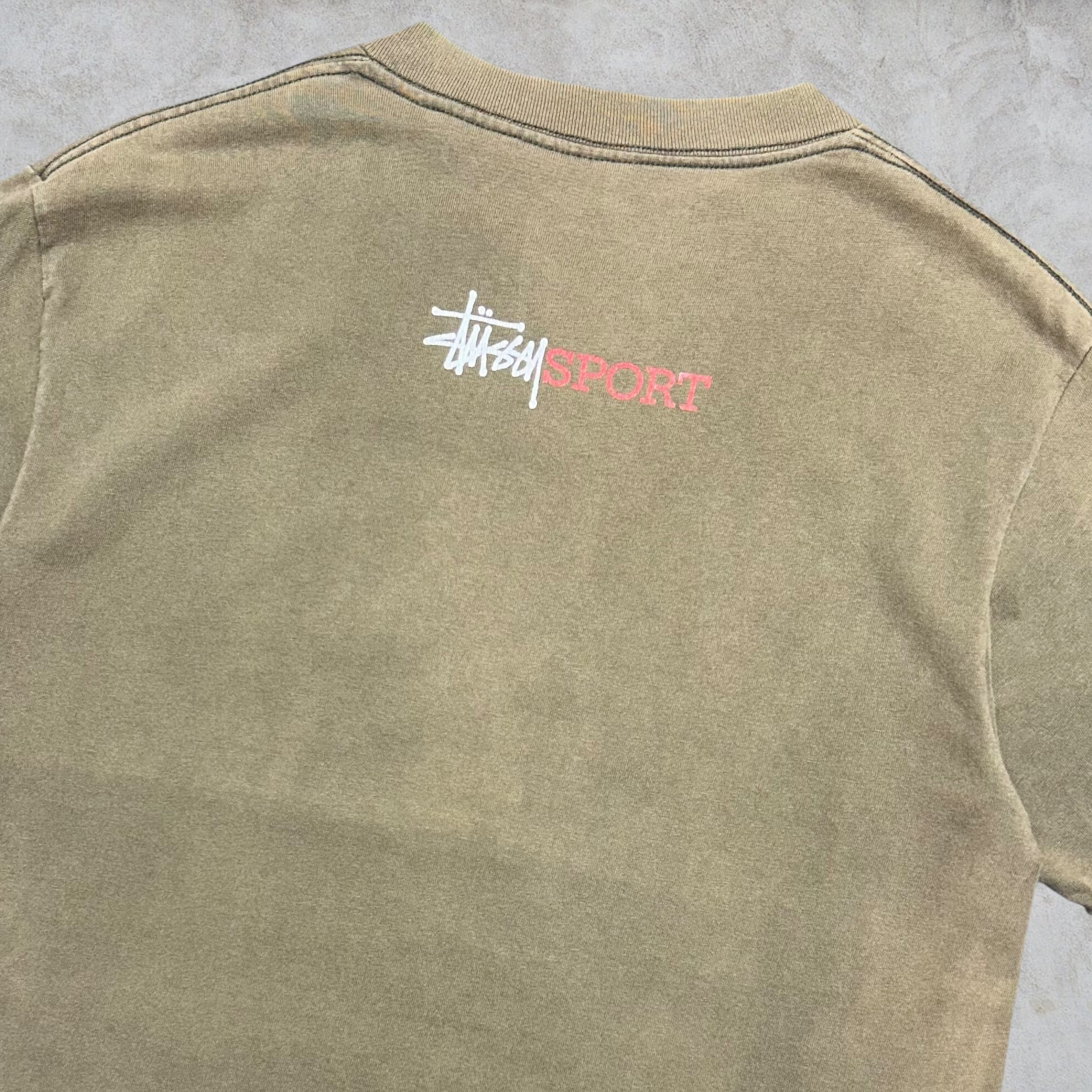 90's old stussy Design Tee “白タグ” “stussy sport”【下北沢店】 | curb