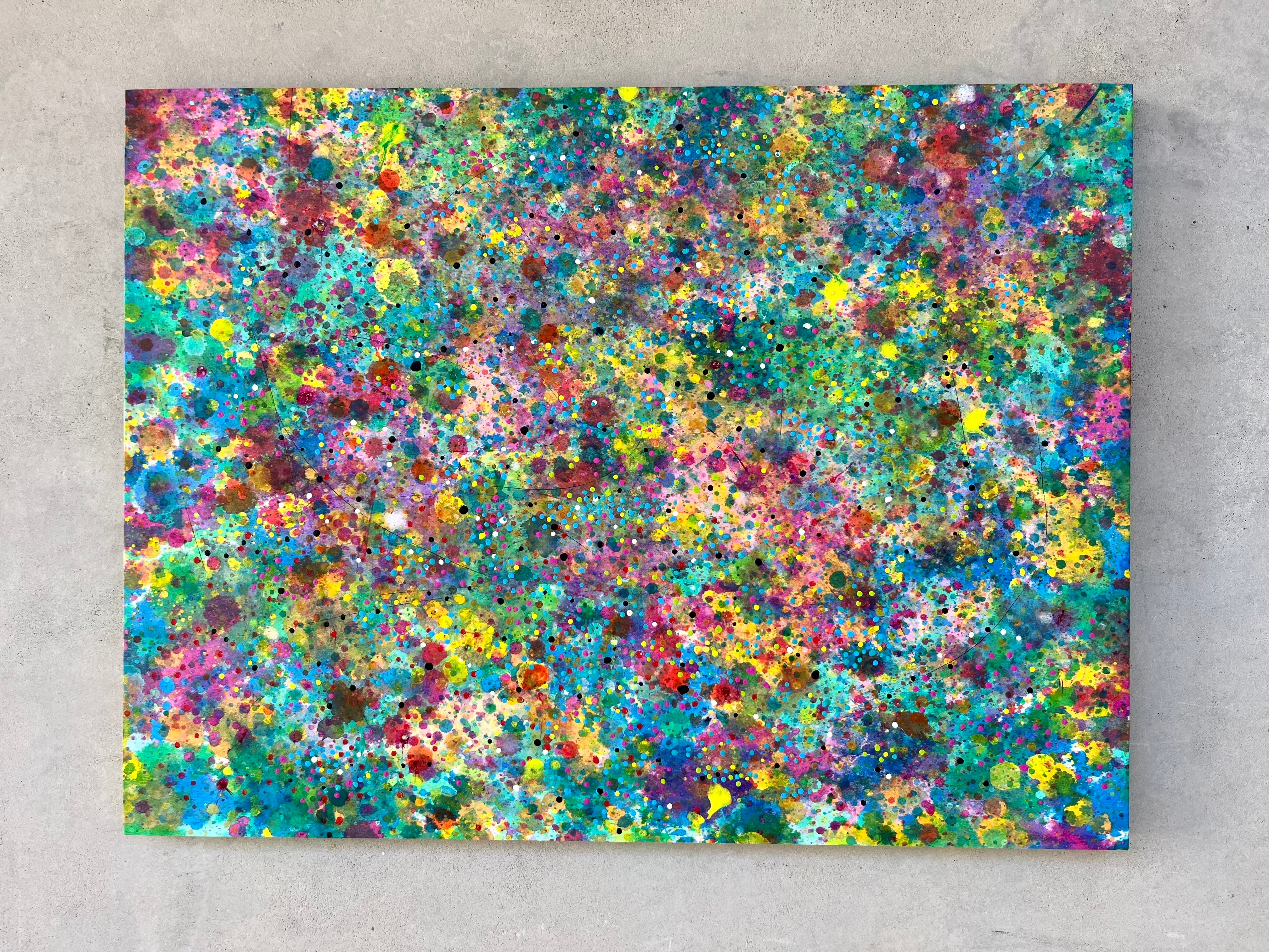 抽象画【散歩道（2）】現代アート作品 | 絵画でお部屋に彩りを〜画家