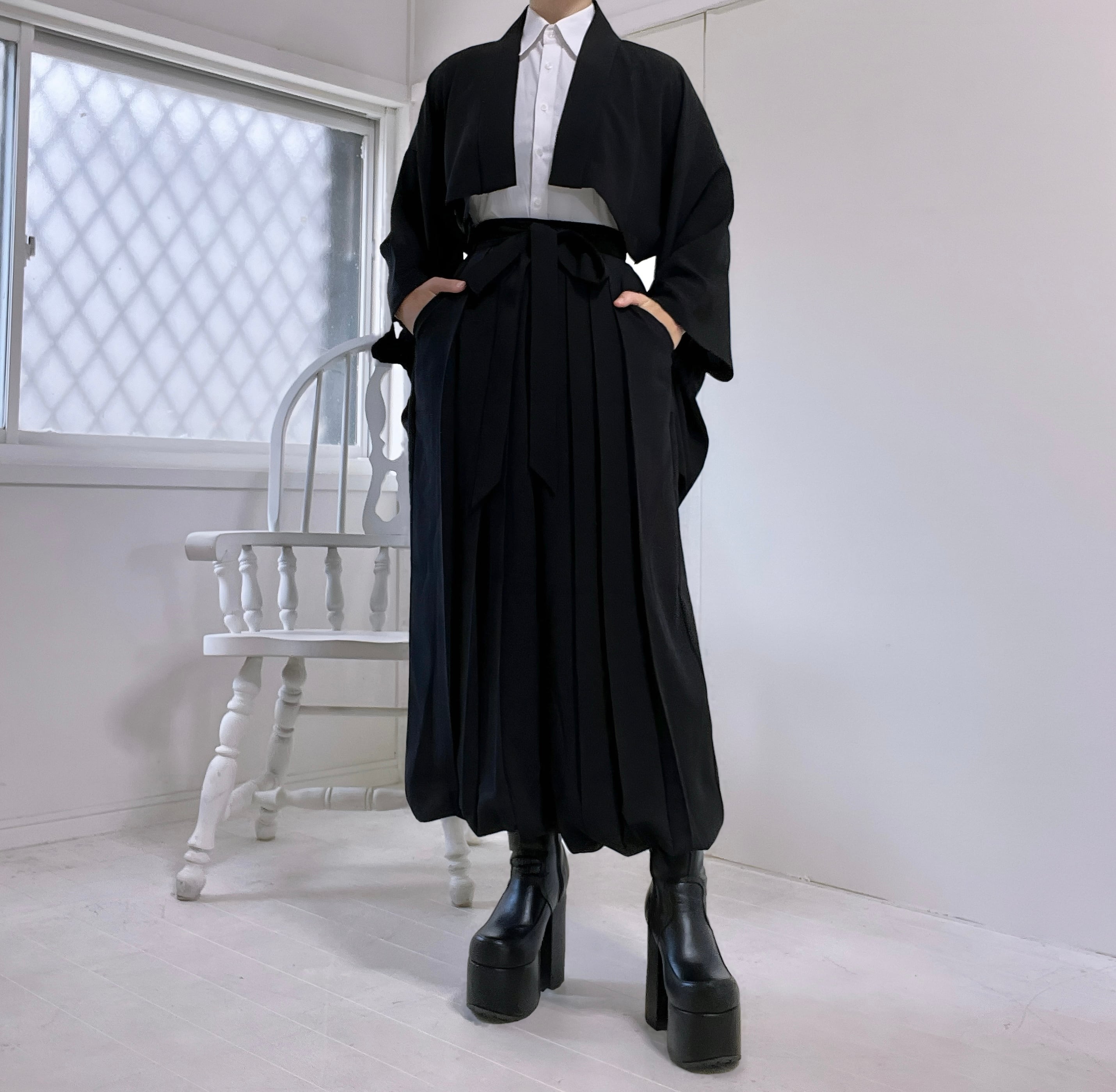 夏の袴パンツ ブラック | MISAMARU