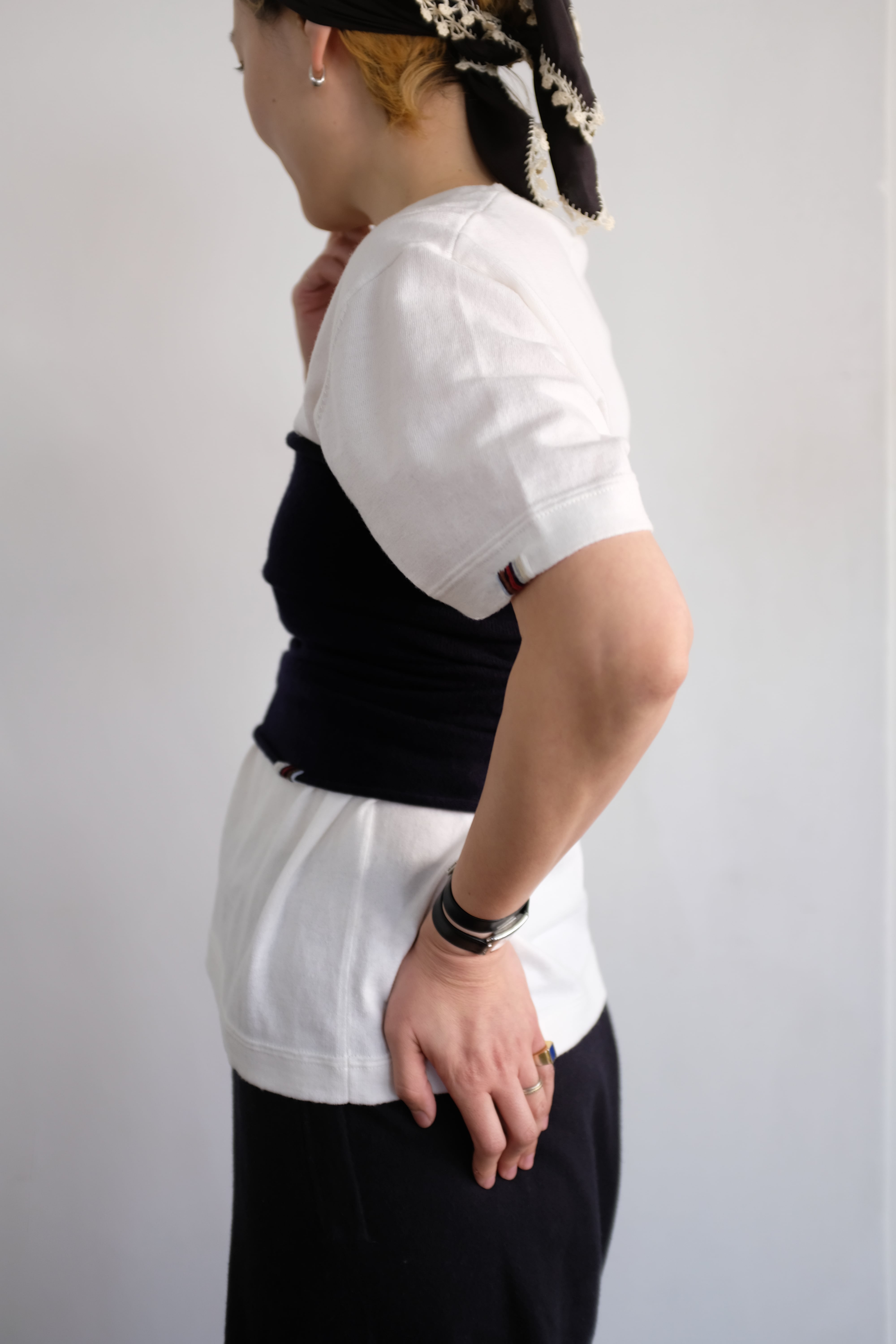 extreme cashmere] n°8 belt / navy | YES-姫路の美容院と服のお店YES