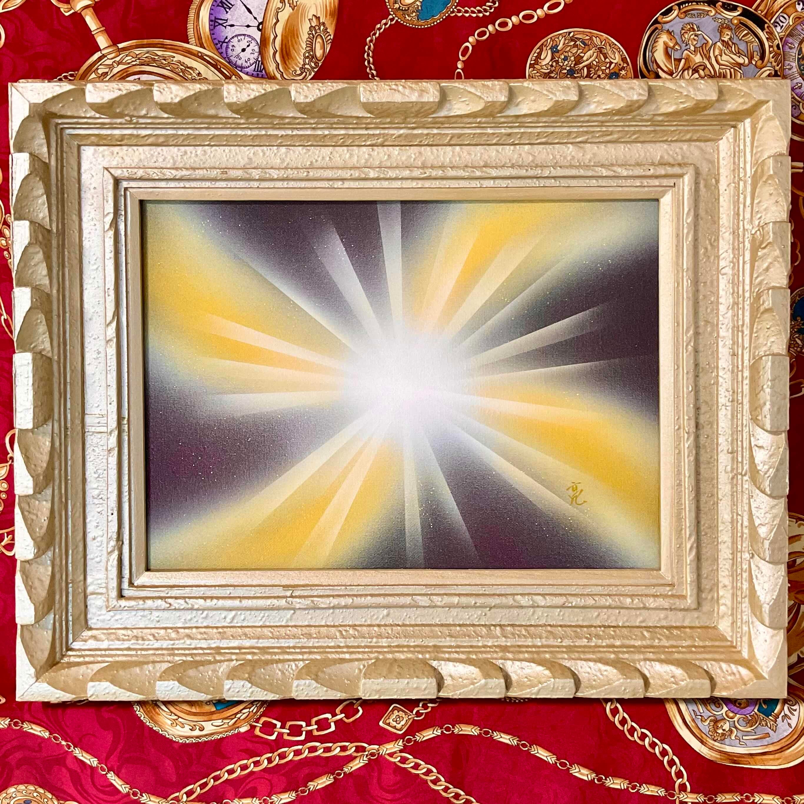 風水絵画】宇宙エネルギー・チャクラアート 開運アート瞑想高波動絵画