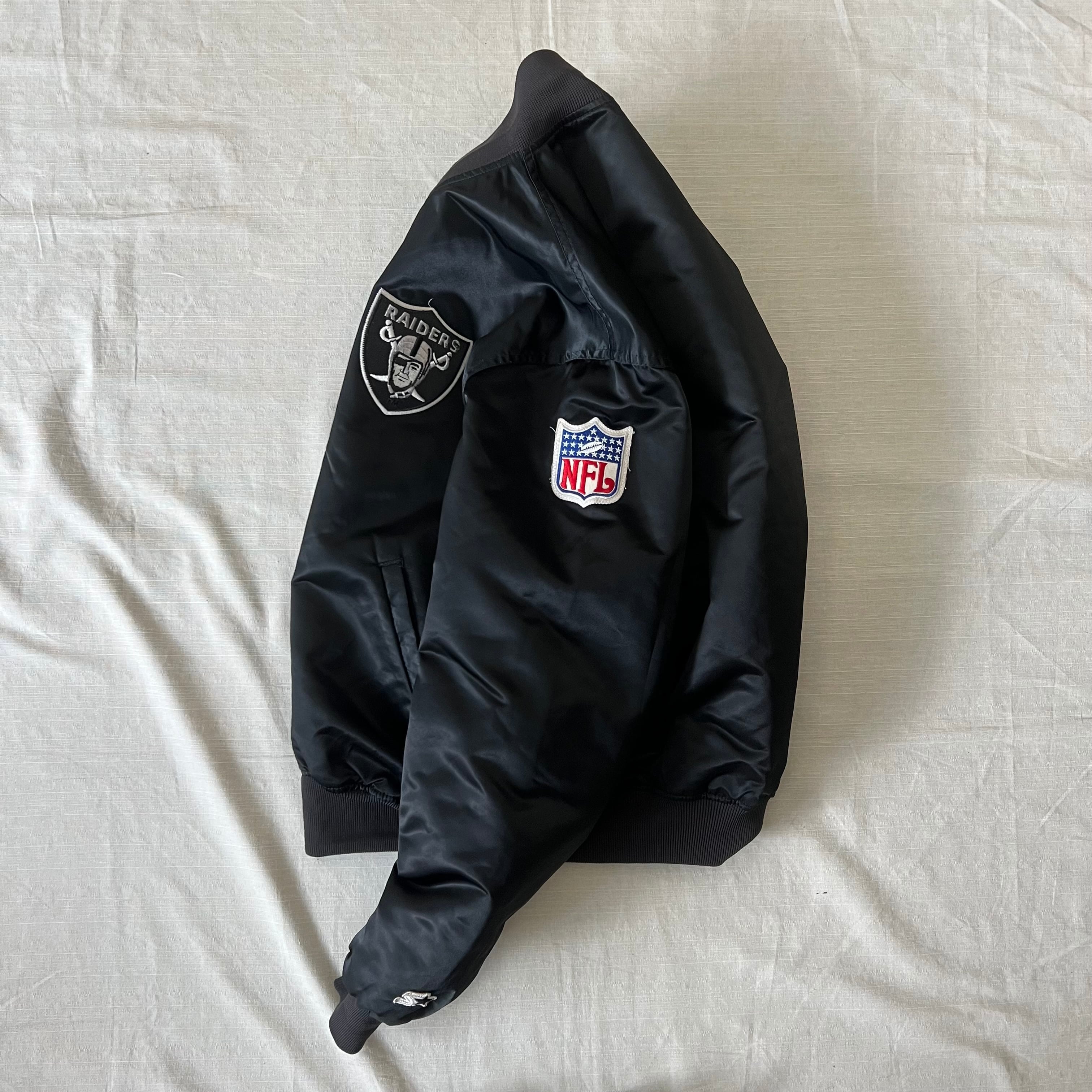 USA製 80's~90's STARTER/スターター ナイロンスタジャン レイダース