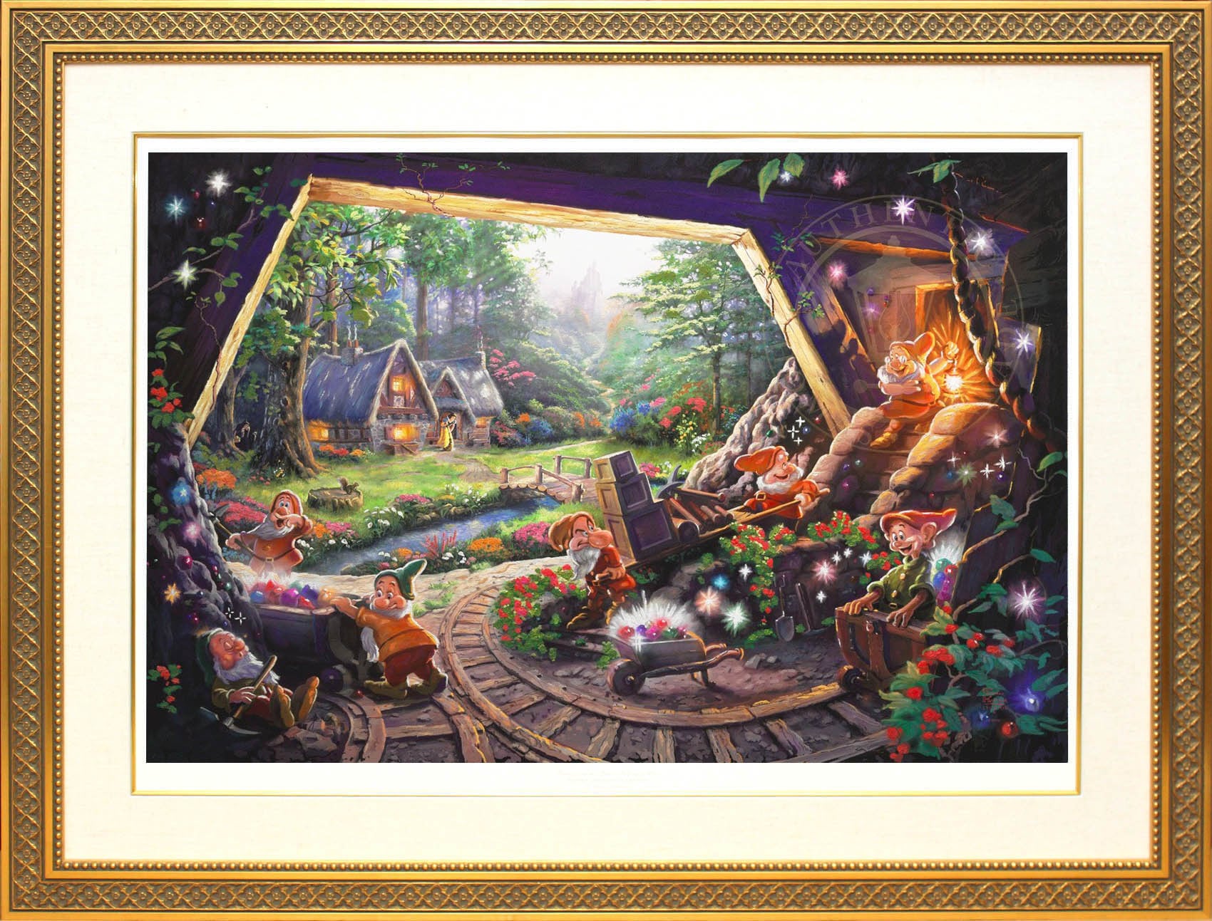 高島屋ディズニー展未使用Disney 白雪姫 アートワーク フレーム277mm