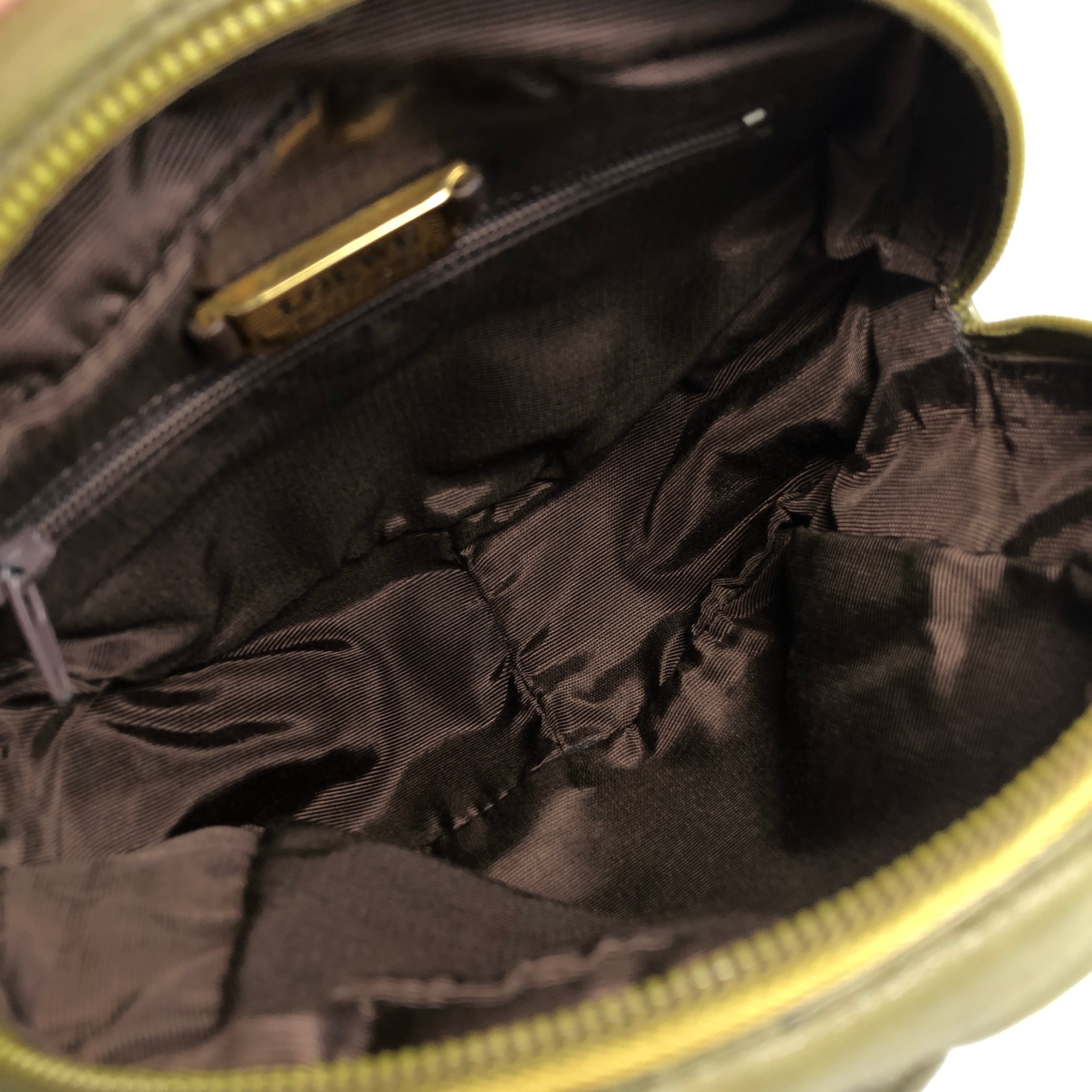 LOEWE ロエベ ショルダーバッグ カーキ アナグラム ナッパレザー