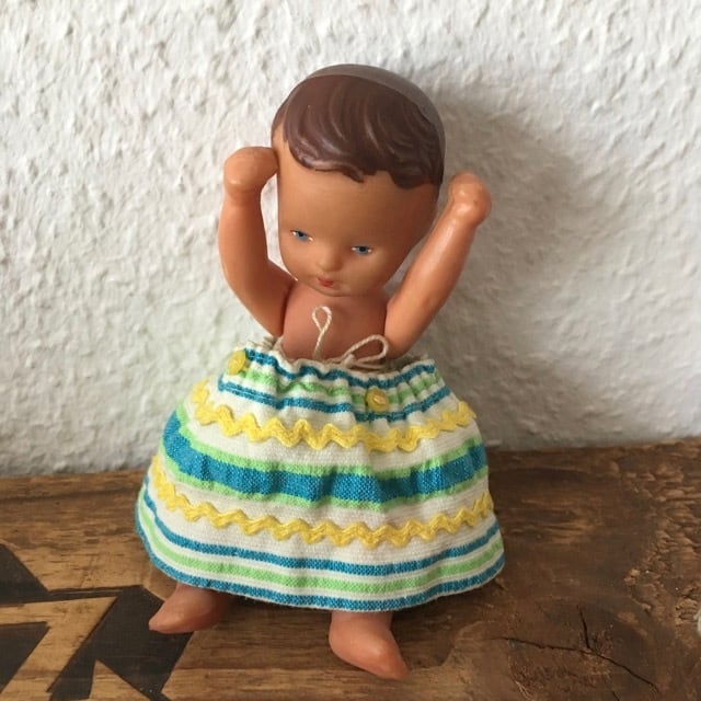 ドイツ ヴィンテージ ラバードール DDR アリドール/ゴム人形 | .usagi