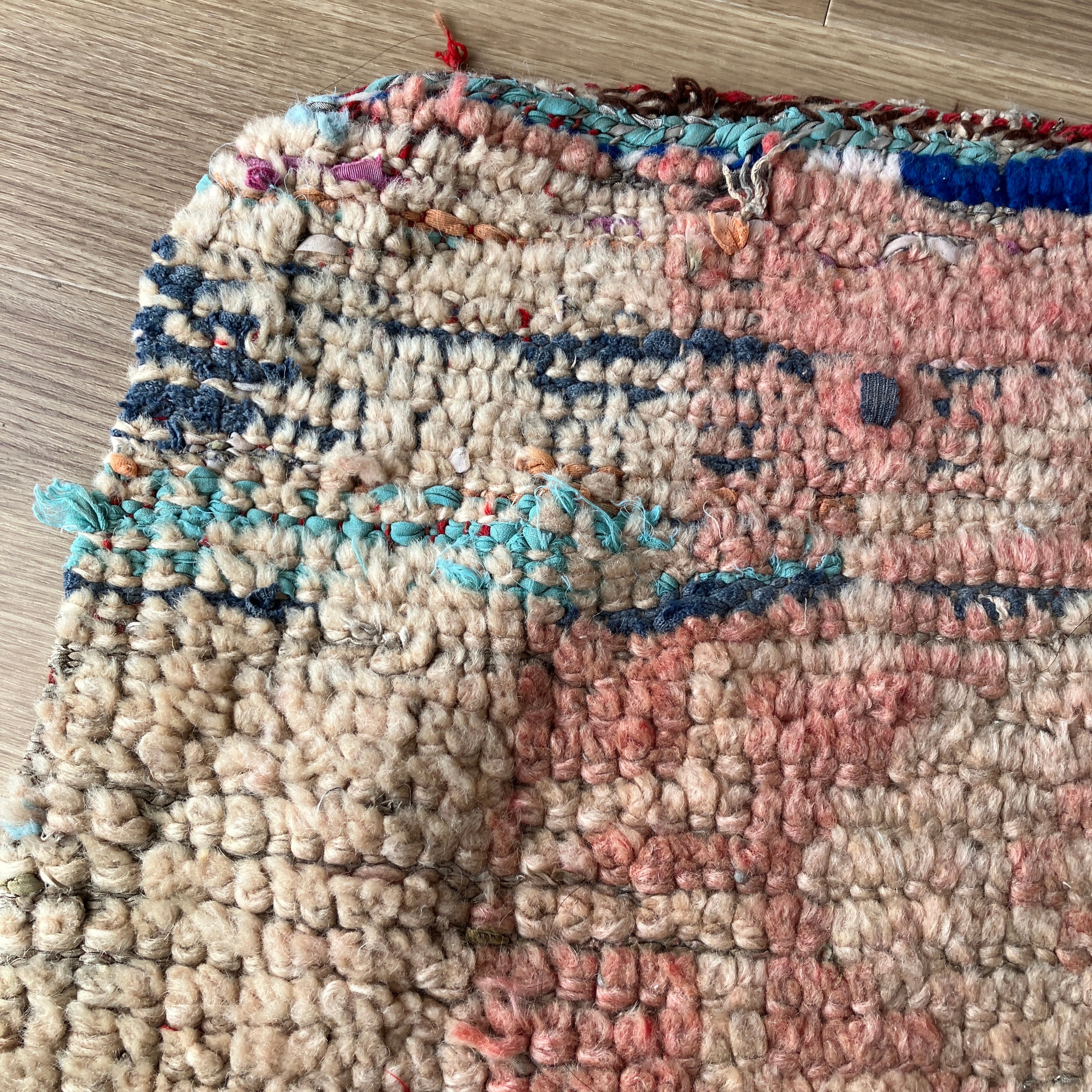 モロッコ ラグヴィンテージボシャルウィット×ウール | 旅のカケラ