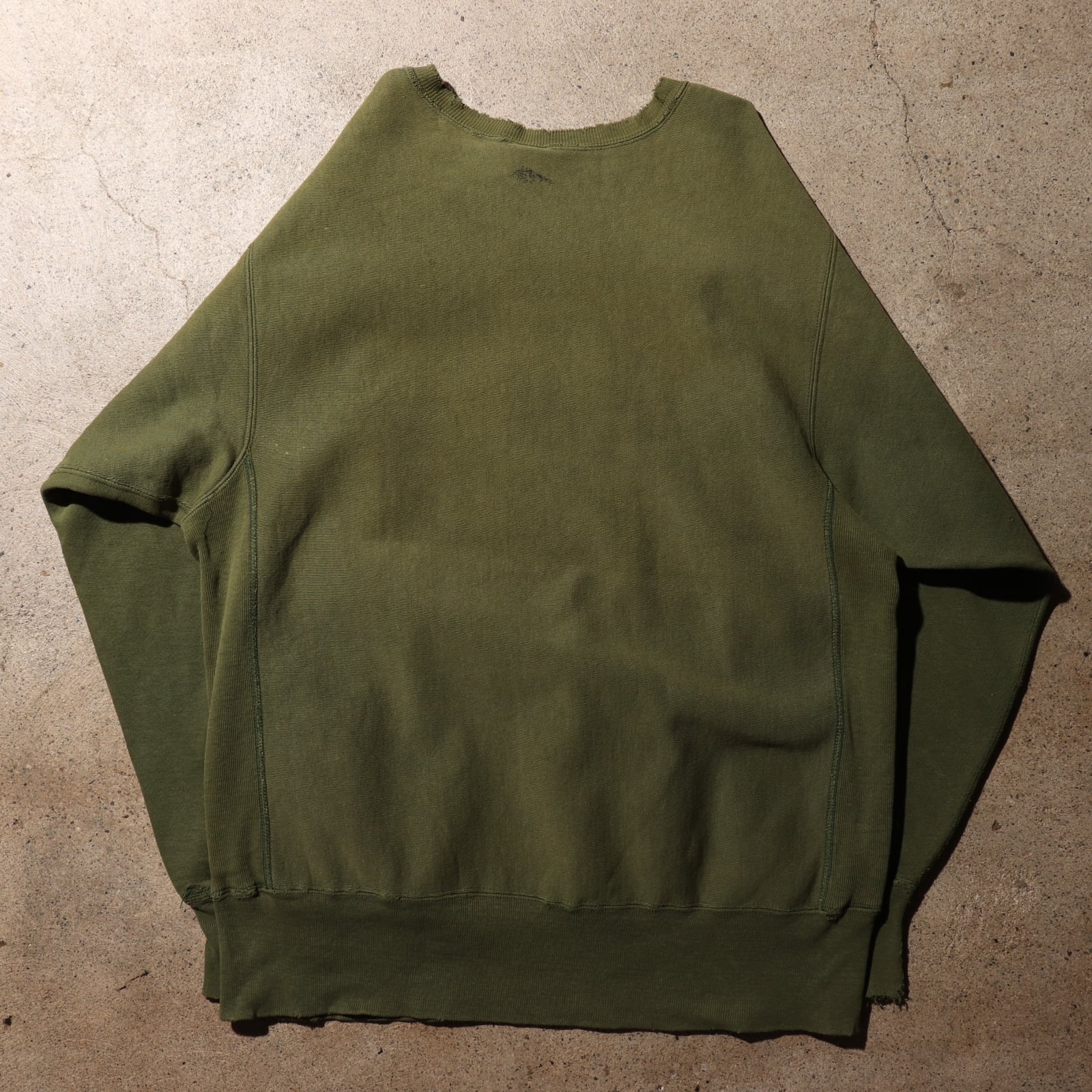 雰囲気◎ XL 90s USA オリーブグリーン リバースウィーブ チャンピオン