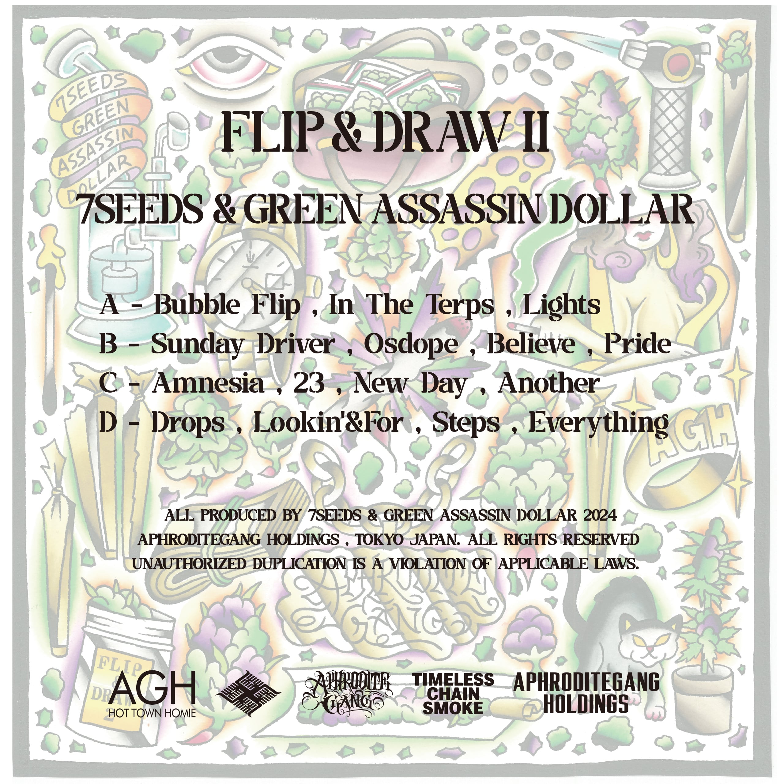 FLIP&DRAW II -2LP- / 7SEEDS&GREEN ASSASSIN DOLLAR | APHRODITEGANG