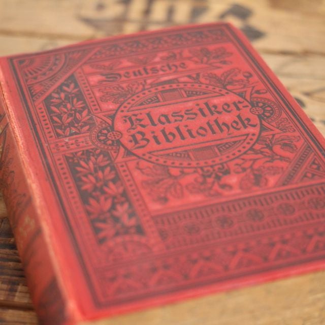 ヴィンテージ/アンティーク洋書06 分厚い本 赤 | .usagi