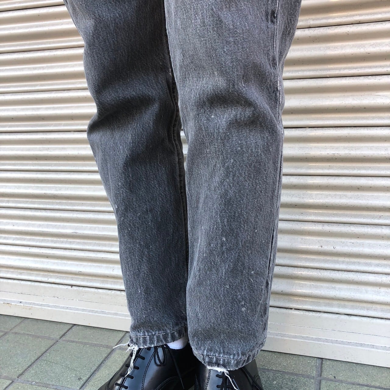 貴重 先染めブラック Levis 501 USA製 90s リーバイス ブラックデニム