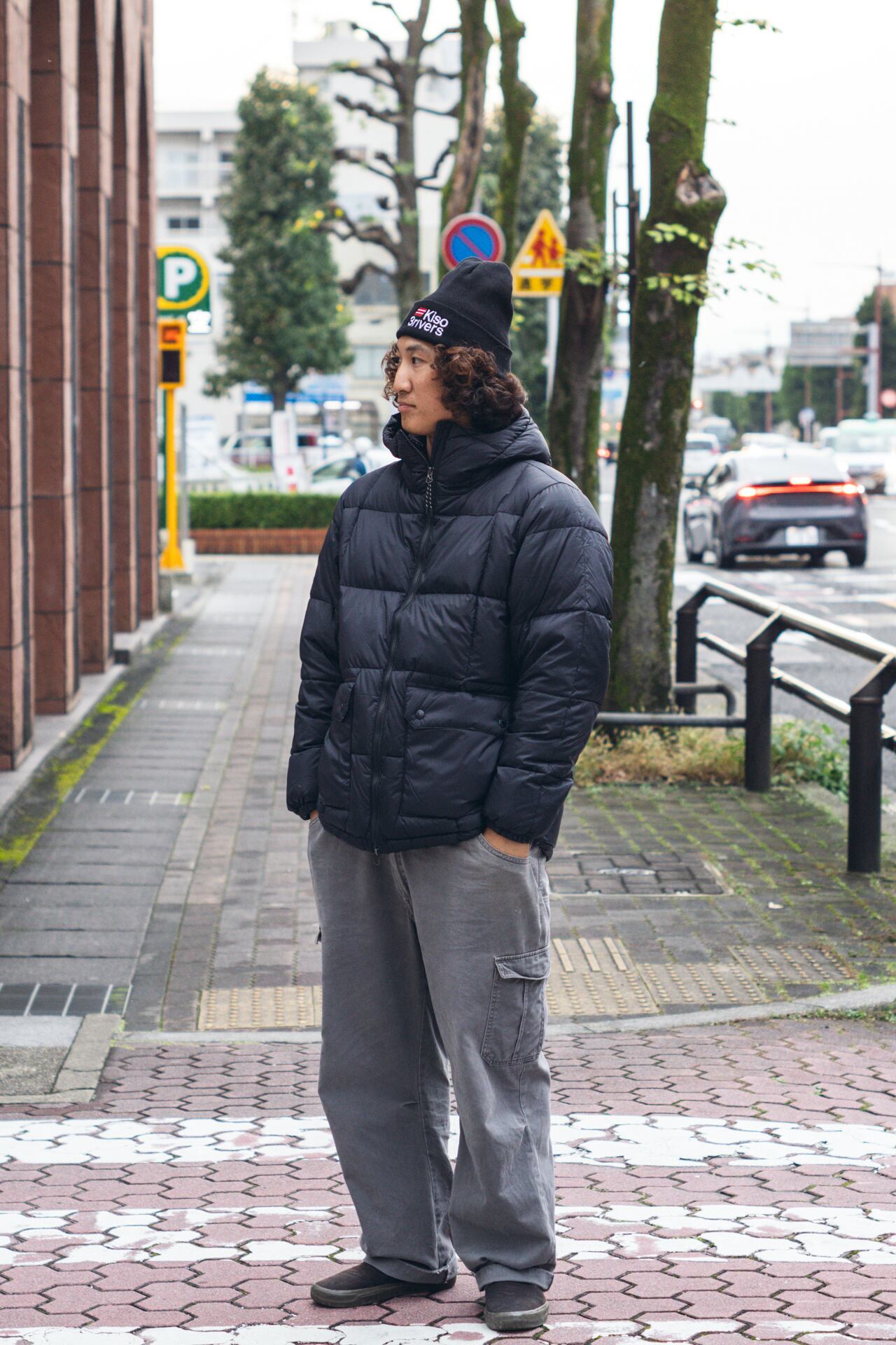 UNISEX】マウンテン パッカブル ボリューム ダウンパーカー / ブラック