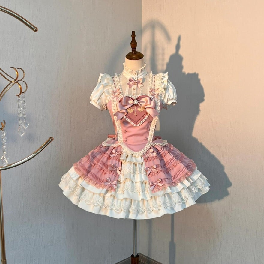 夢かわいい プリンセス】 ドレス 上下セパレート ふわふわ スカート