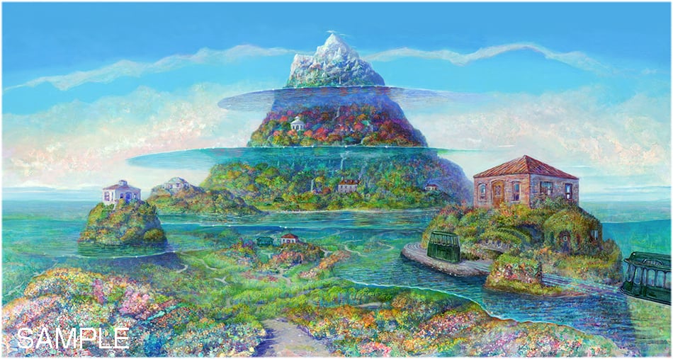 井上直久『多層海を訪ねた日』版画 | ART SPACE