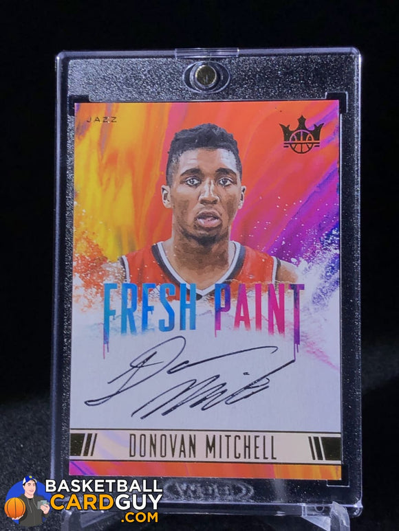 Donovan Mitchell 2017-18 Court Kings Fresh Paint Autographs Level