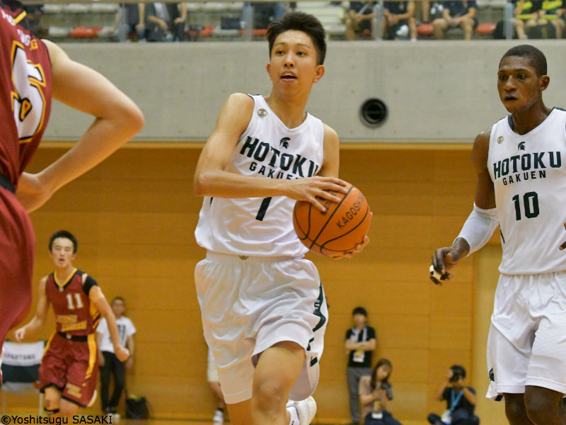 報徳学園、インターハイ初となるベスト8進出…エースシューターの丸山