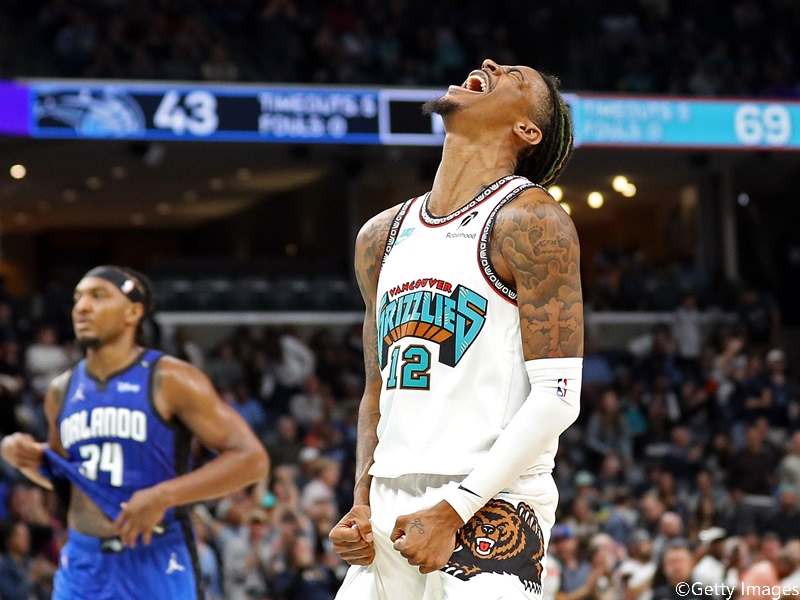 グリズリーズのジャ・モラントが通算ダブルダブル回数で球団史上最多