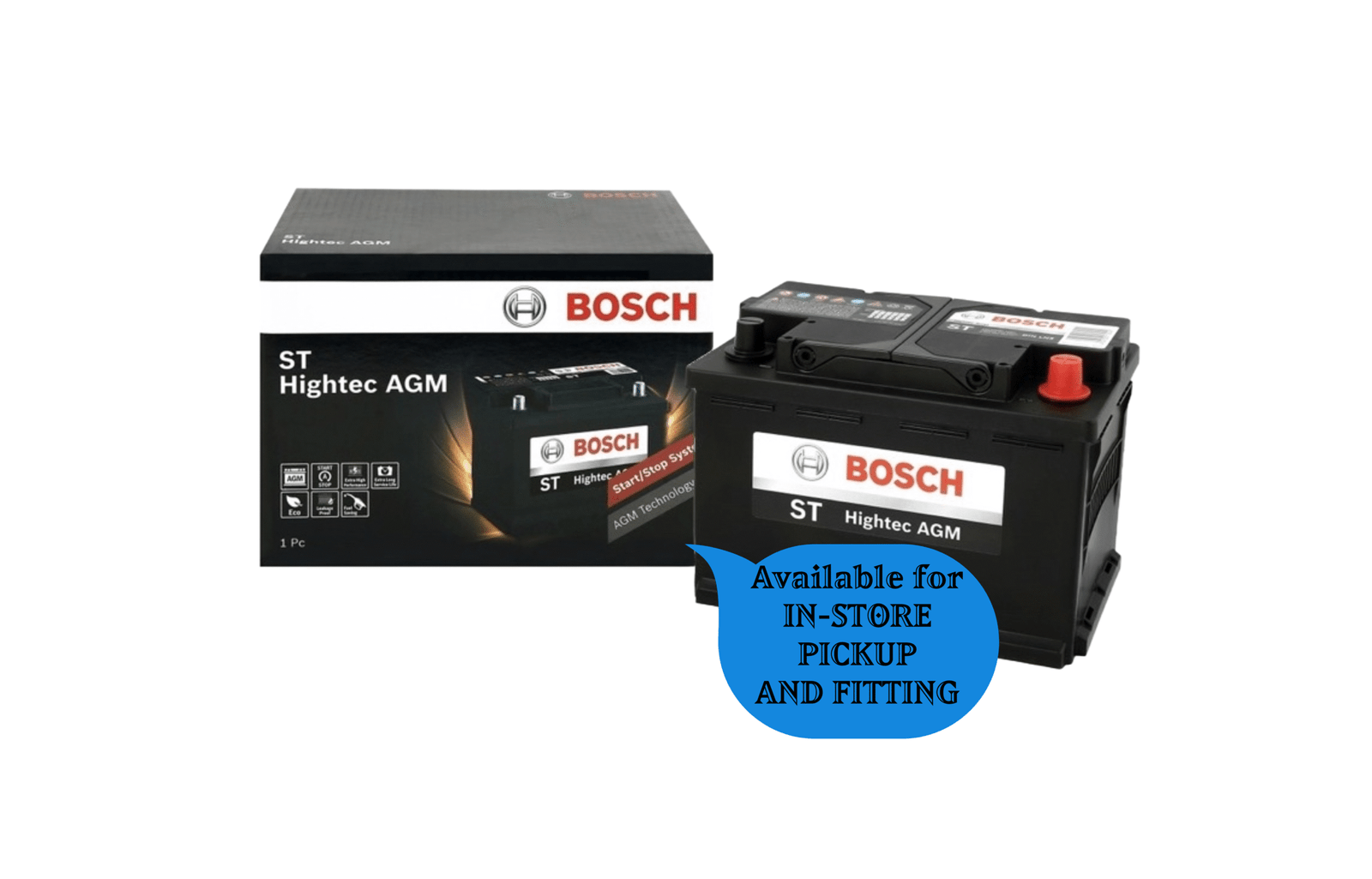 BOSCH ST Hightec LN3 AGM (DIN65LH AGM) START STOP - Battery Australia