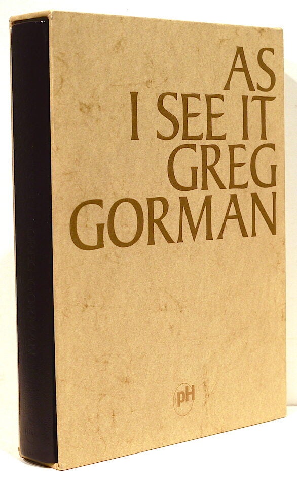 As I See It | Greg Gorman | First edition