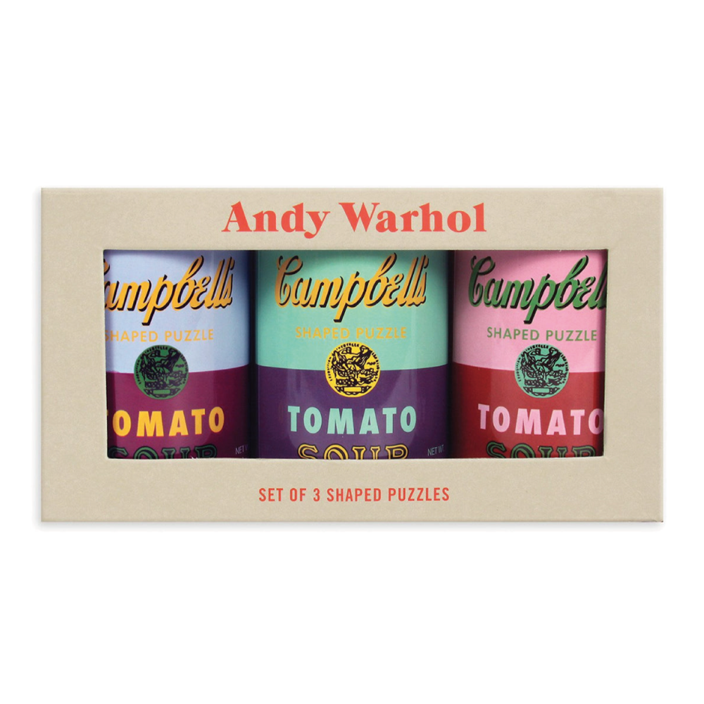 アンディ・ウォーホル 缶入りスープ缶パズル3点セット – Bazzuru