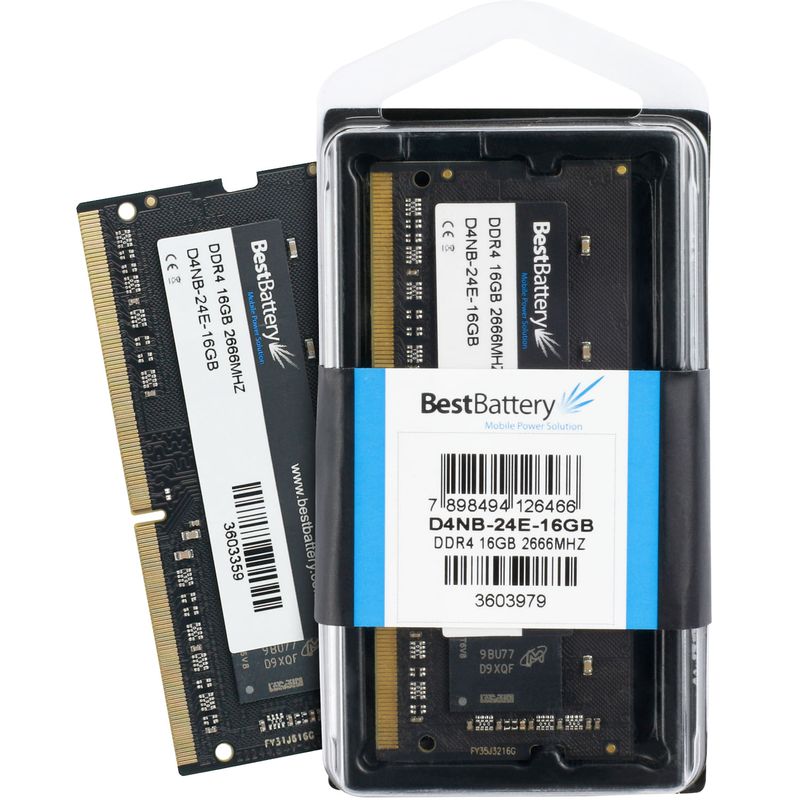 Memoria RAM 16GB DDR4 2666Mhz para Notebook HP - BB Baterias