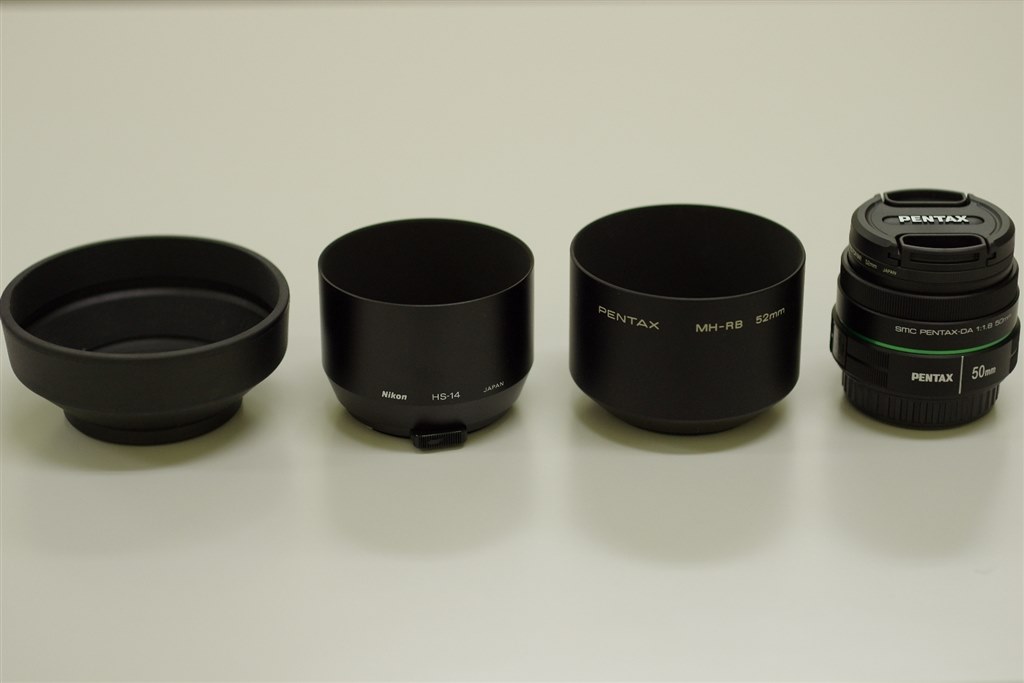 52mm径別売りフードについて』 ペンタックス smc PENTAX-DA 50mmF1.8