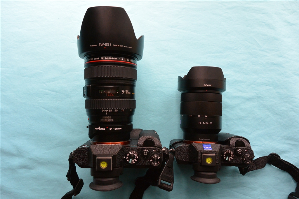 価格.com - 『大きさ比較』SONY Vario-Tessar T* FE 24-70mm F4 ZA OSS