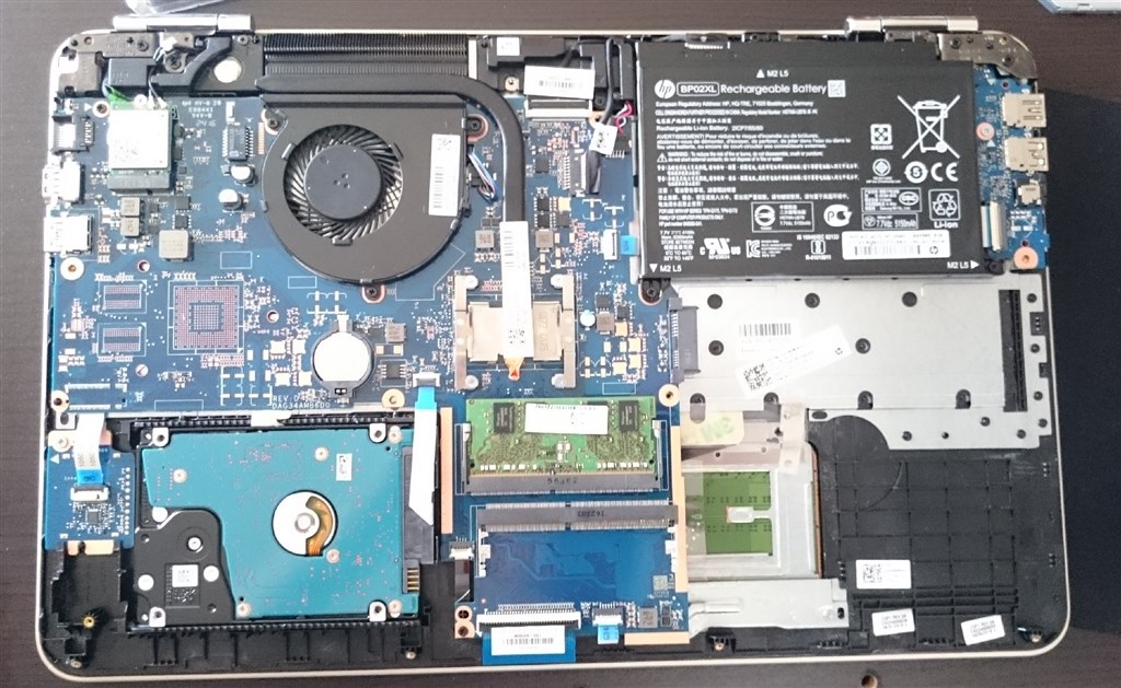 メモリ増設＆SSD換装』 HP Pavilion 15-AU000 価格.com限定 フル