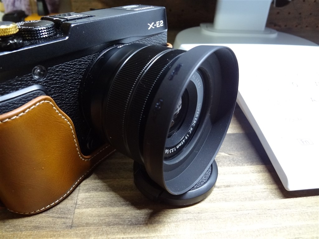レンズフードはない？』 富士フイルム フジノンレンズ XC15-45mmF3.5