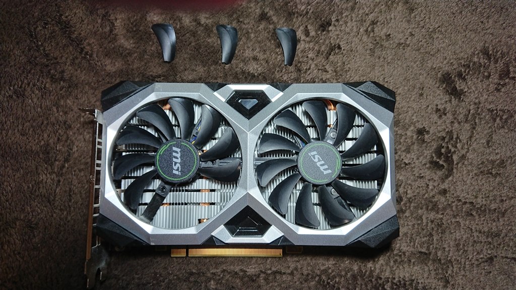 ファンブレード折損』 MSI GeForce RTX 2060 SUPER VENTUS XS J OC