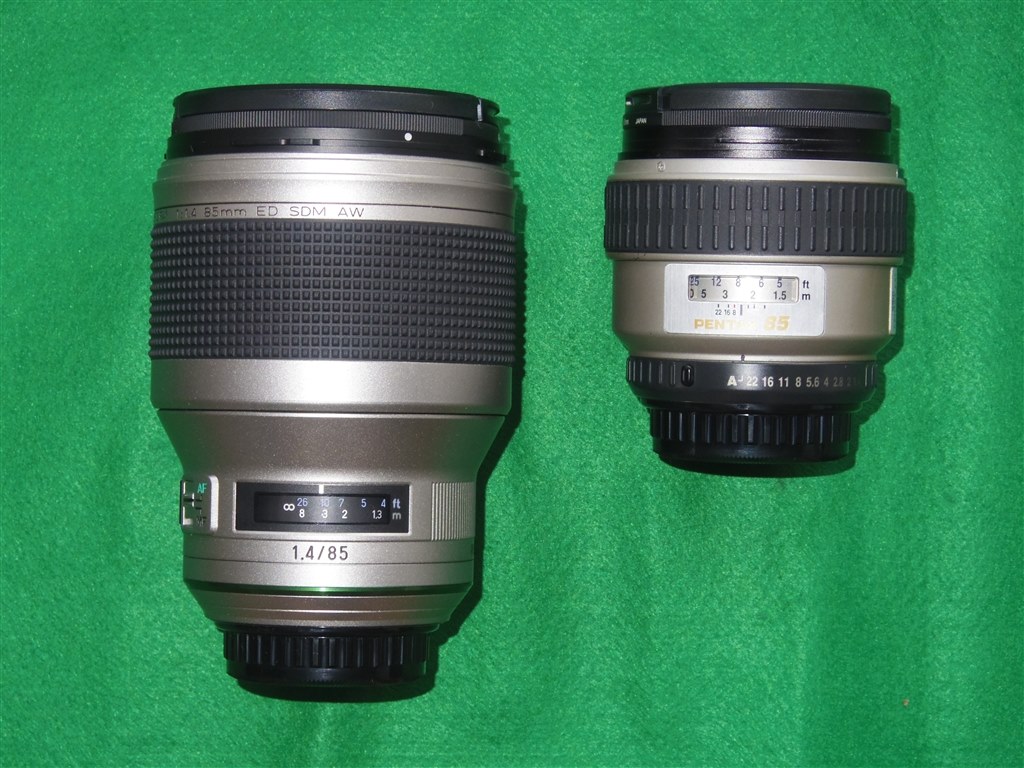 Silver Edition 購入して、FA ☆85mm と撮り比べてみました