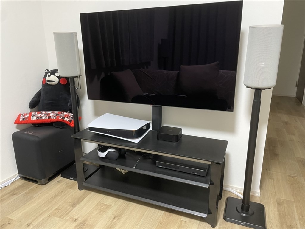 サウンドバーの置き場』 SONY BRAVIA XRJ-65A95K [65インチ] の