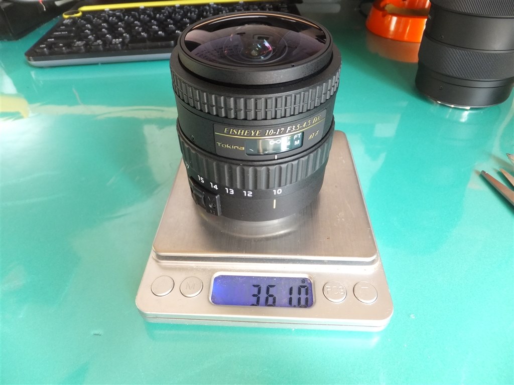 フードなし、フルサイズ対応を購入』 TOKINA AT-X 107 DX Fish Eye 10