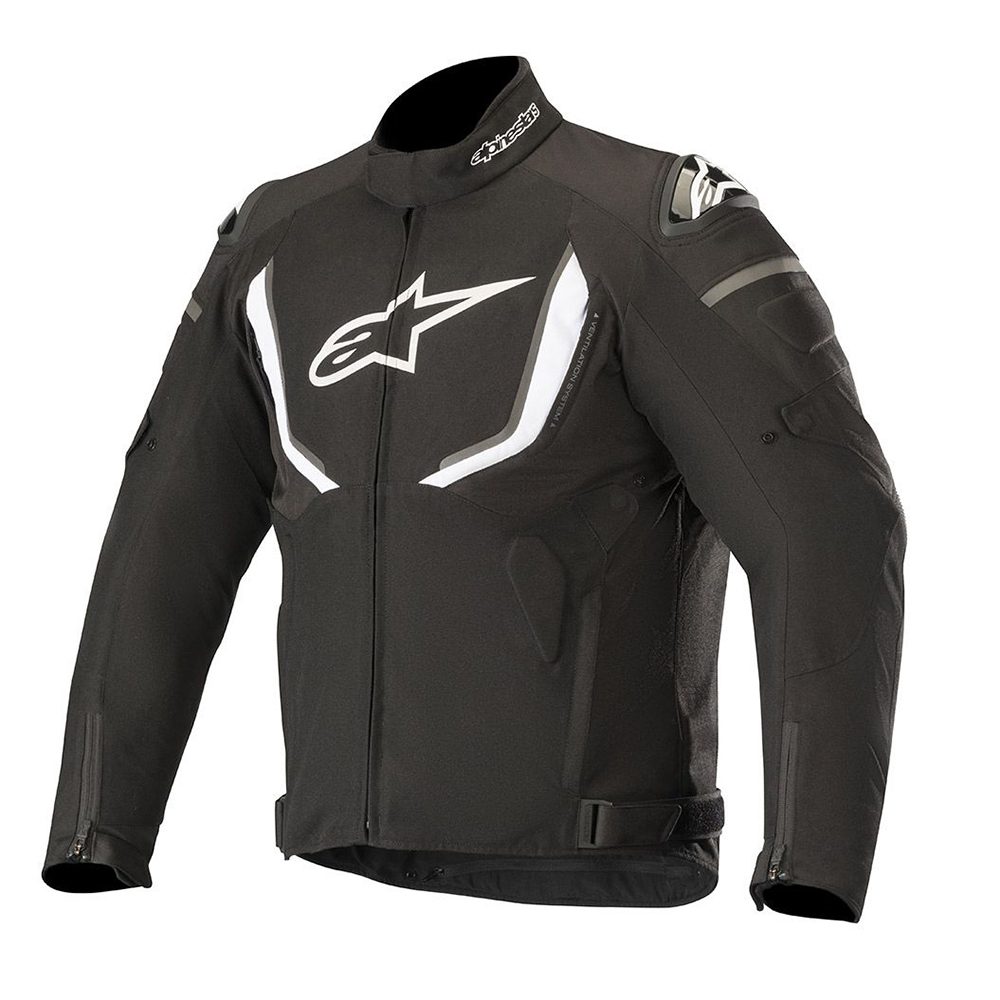 Alpinestars T-GP R v2 WP Motorcycle Jacket Black: Dry and Stylish