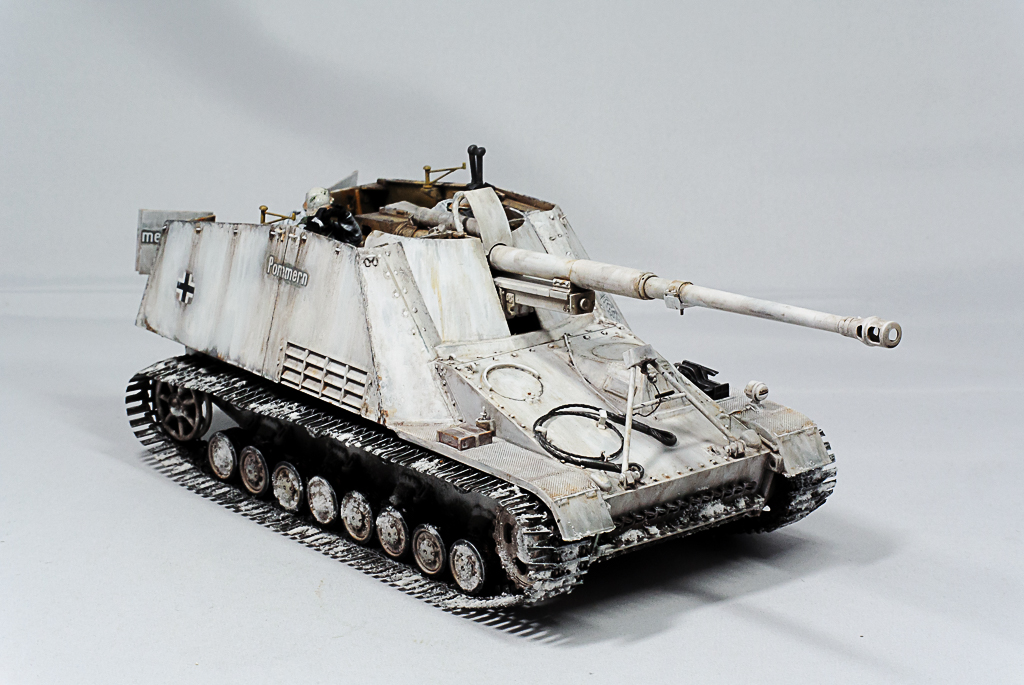 1/35 TAMIYA ドイツ 重対戦車自走砲 ナースホルン 完成: なまくら模型道