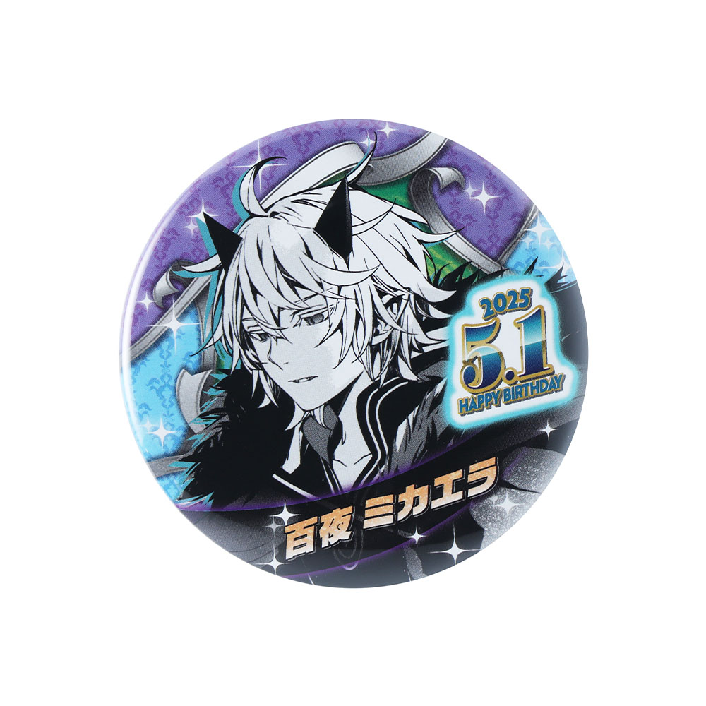 クルル 缶バッジ 終わりのセラフ カラ鉄 描き下ろしver カラオケの鉄人