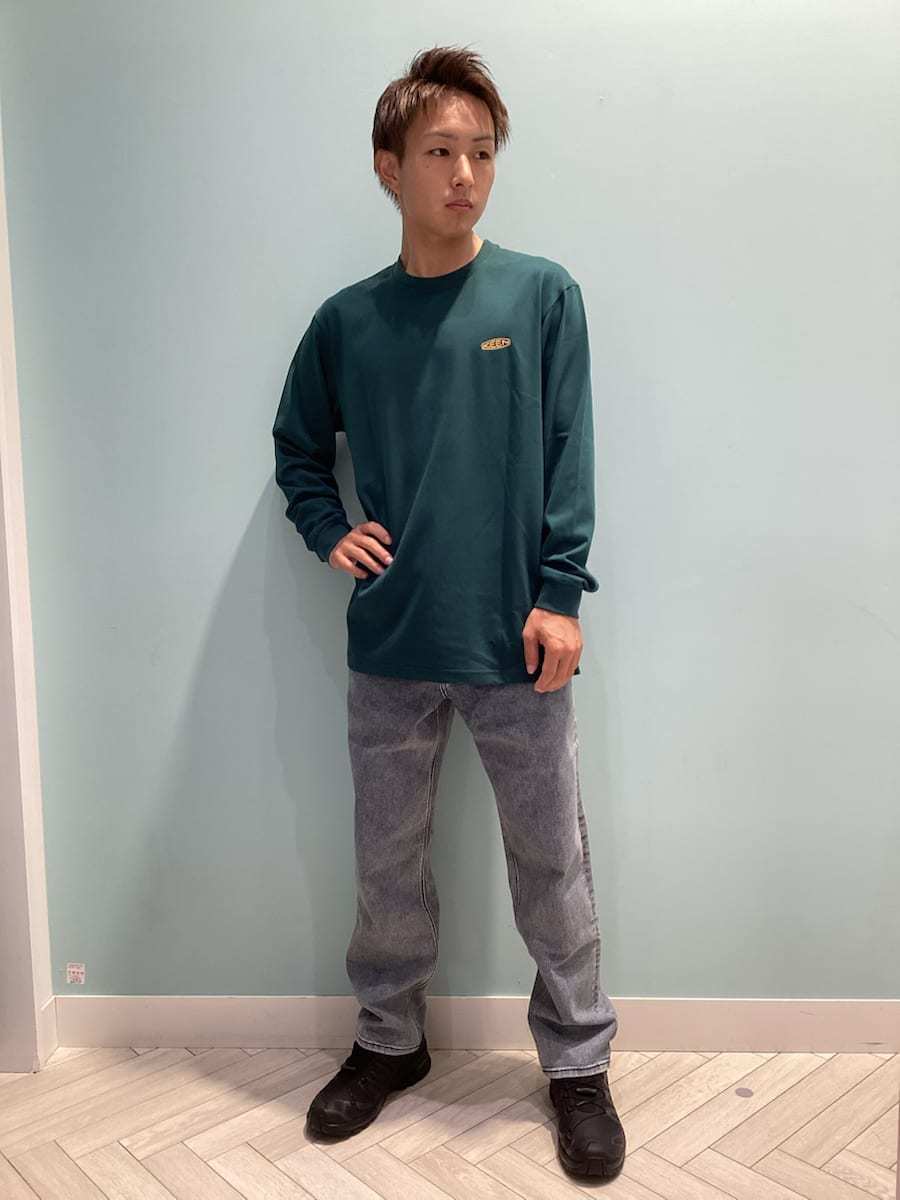 KEEN キーン 長袖 Tシャツ メンズ ロンT バックプリント 吸汗速乾