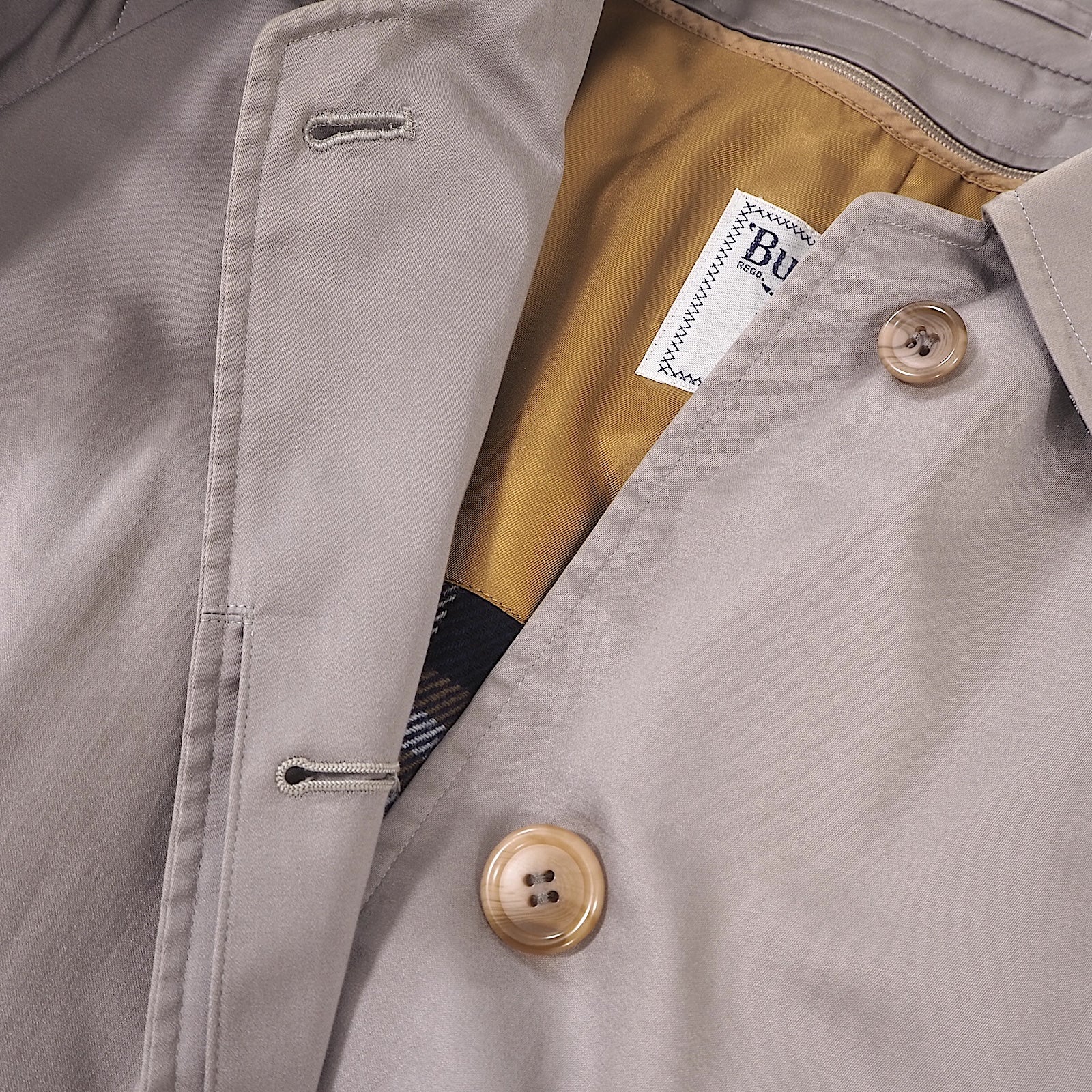 バーバリー Burberrys ライナー付 ケープ コート 11 グレージュ