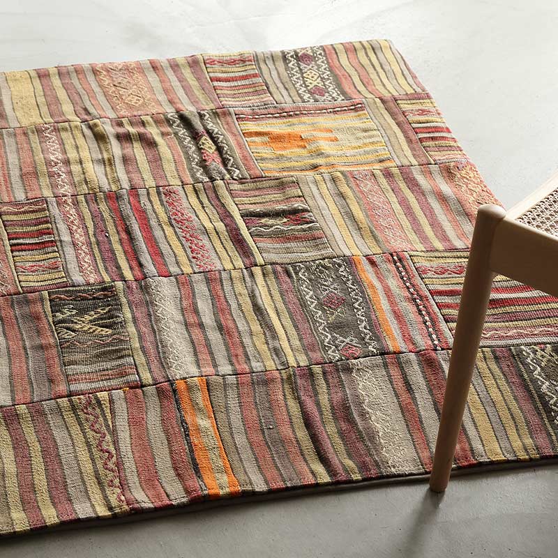 H.P. DECO トルコキリム パッチワークラグ 約205x300cm H.P. DECO
